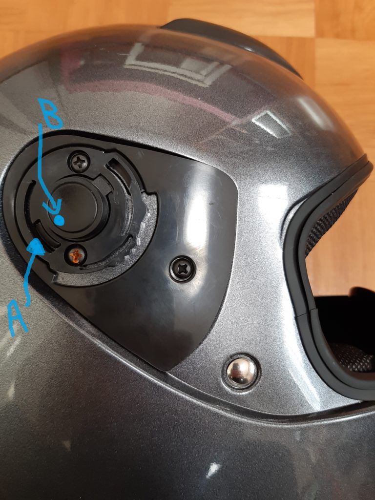 ヘルメットのシールド交換（CR-715） | モンキー125と遊ぼう